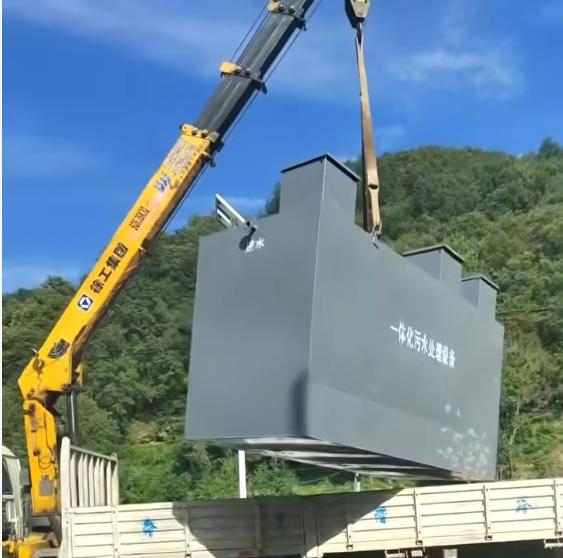 甘肅白楊環(huán)保案例污水處理設(shè)備安裝案例